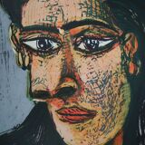 Pablo PICASSO: Portrait of a woman - Signed Lithograph, 1977