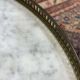 Louis XVI style bouillotte pedestal table from the 1950s