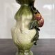 Art Nouveau ceramic vase – fruit and flower decoration