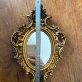 Antique vintage resin mirror