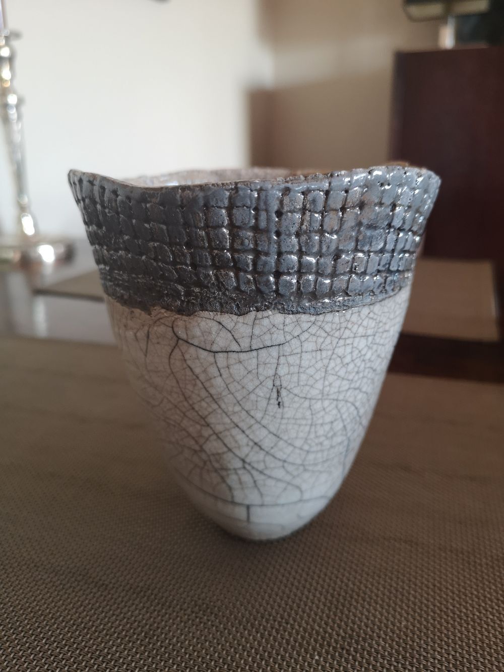 Cache-pot en céramique japonaise Raku