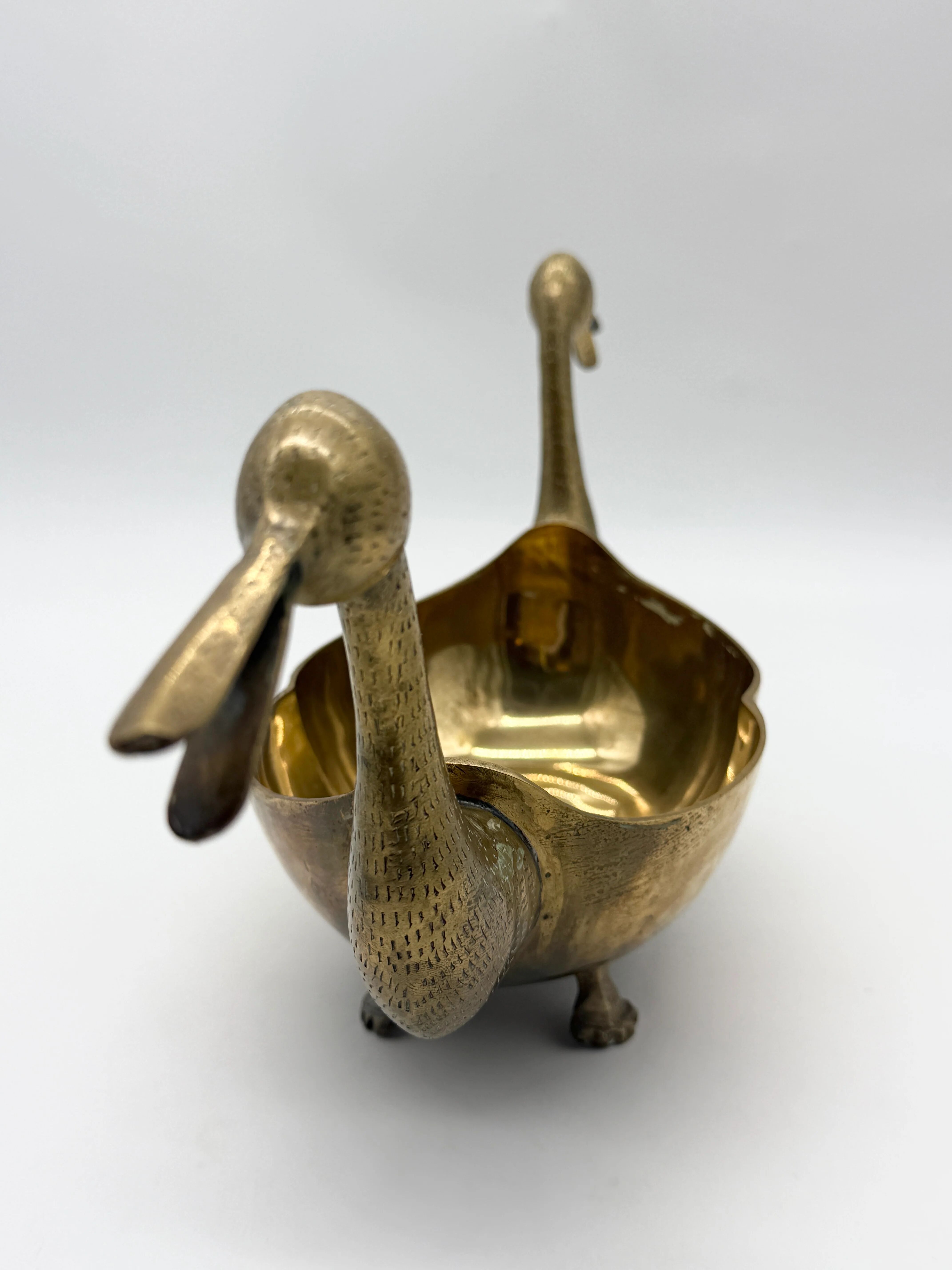 Table centre "ducks" in brass – circa 1950s