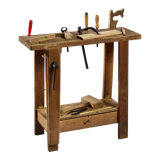 Children's wooden workbench