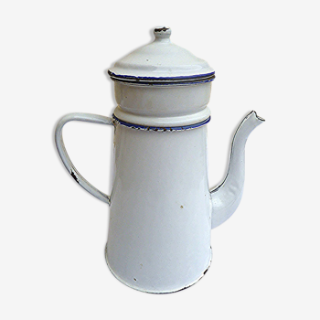 Cafetiere émaillée ancienne