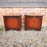 2 Anciennes Tables de Chevet en Bois