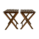 Lot de deux tables d'appoint