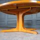 Dining room table with extensions French work 1970