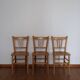Lot de 8 chaises bistrot clair Luterma