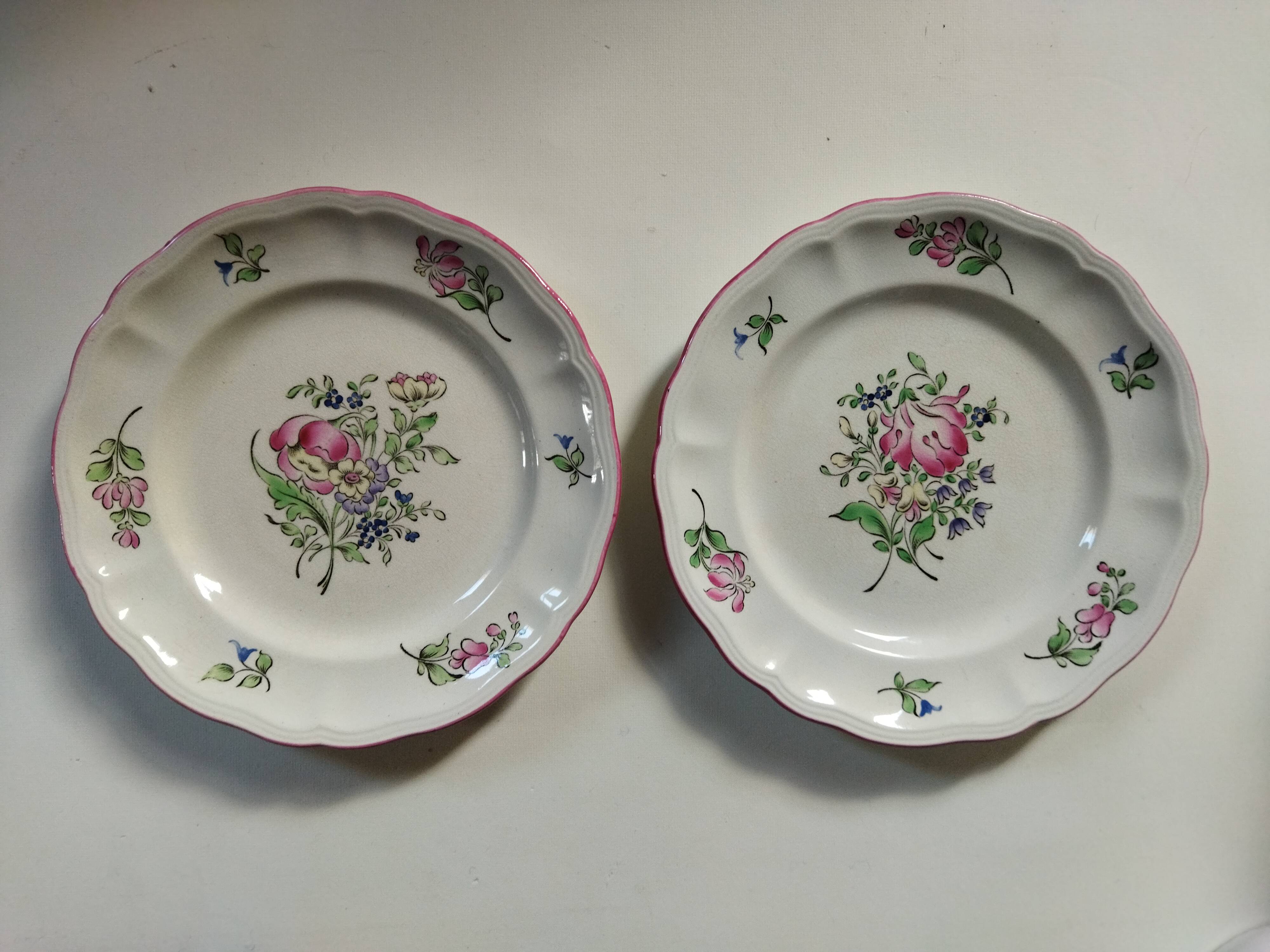 K&G Lunéville dessert plates