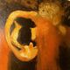 vintage oil portrait