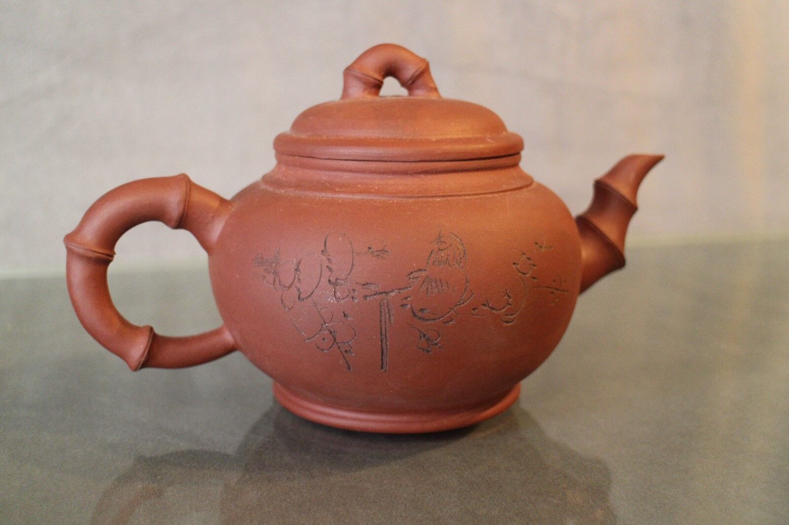 China teapot signed clay clay Yixing
