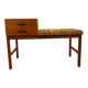 Teak telephone bench, Denmark 1960