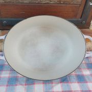 Le Creuset collection, old enamelled cast iron casserole, beautiful condition