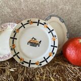 Caiffa planter's half-deep iron earthenware plate