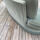 Rounded sofa with fringes