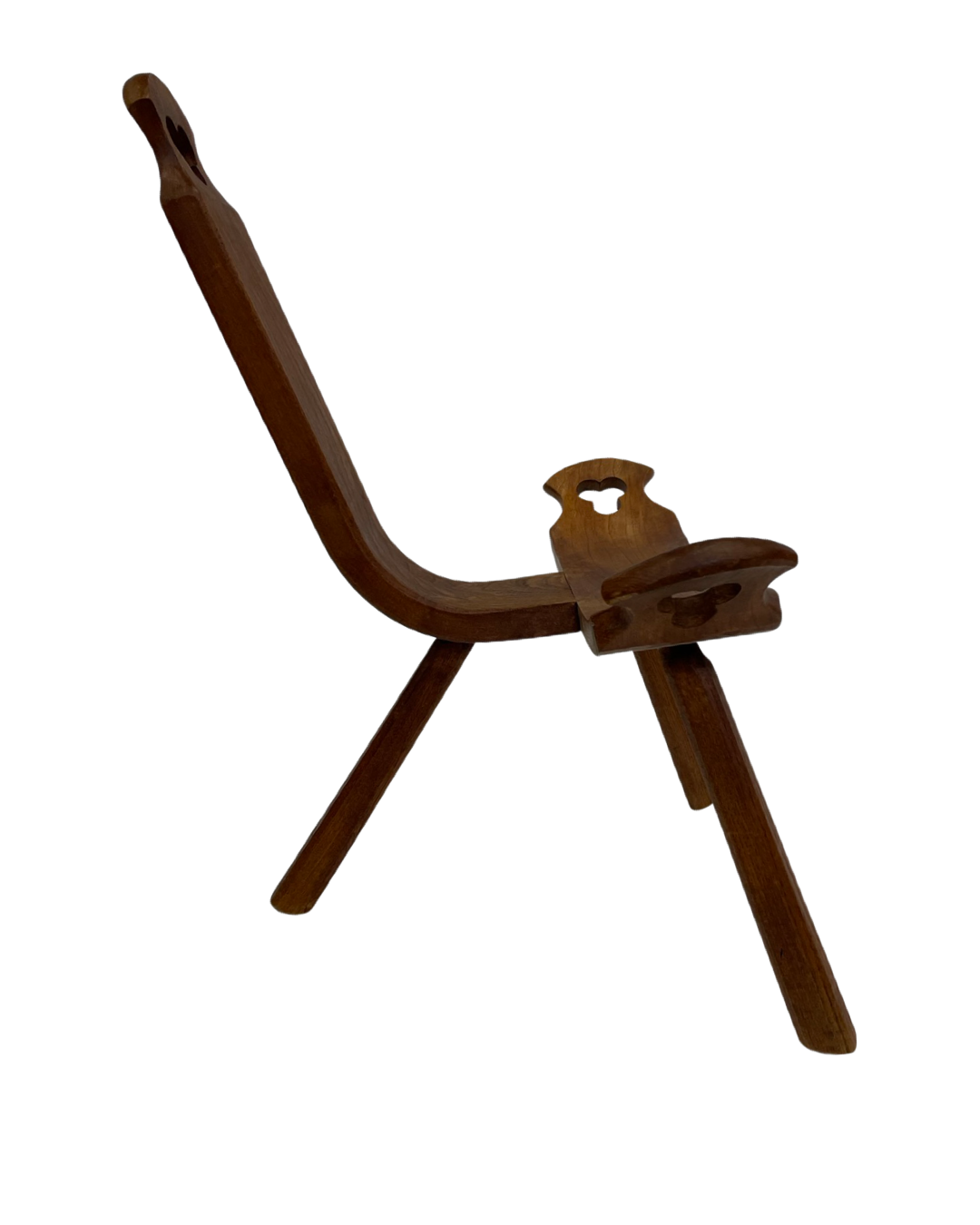 Chaise espagnole vintage brutalist design minimaliste