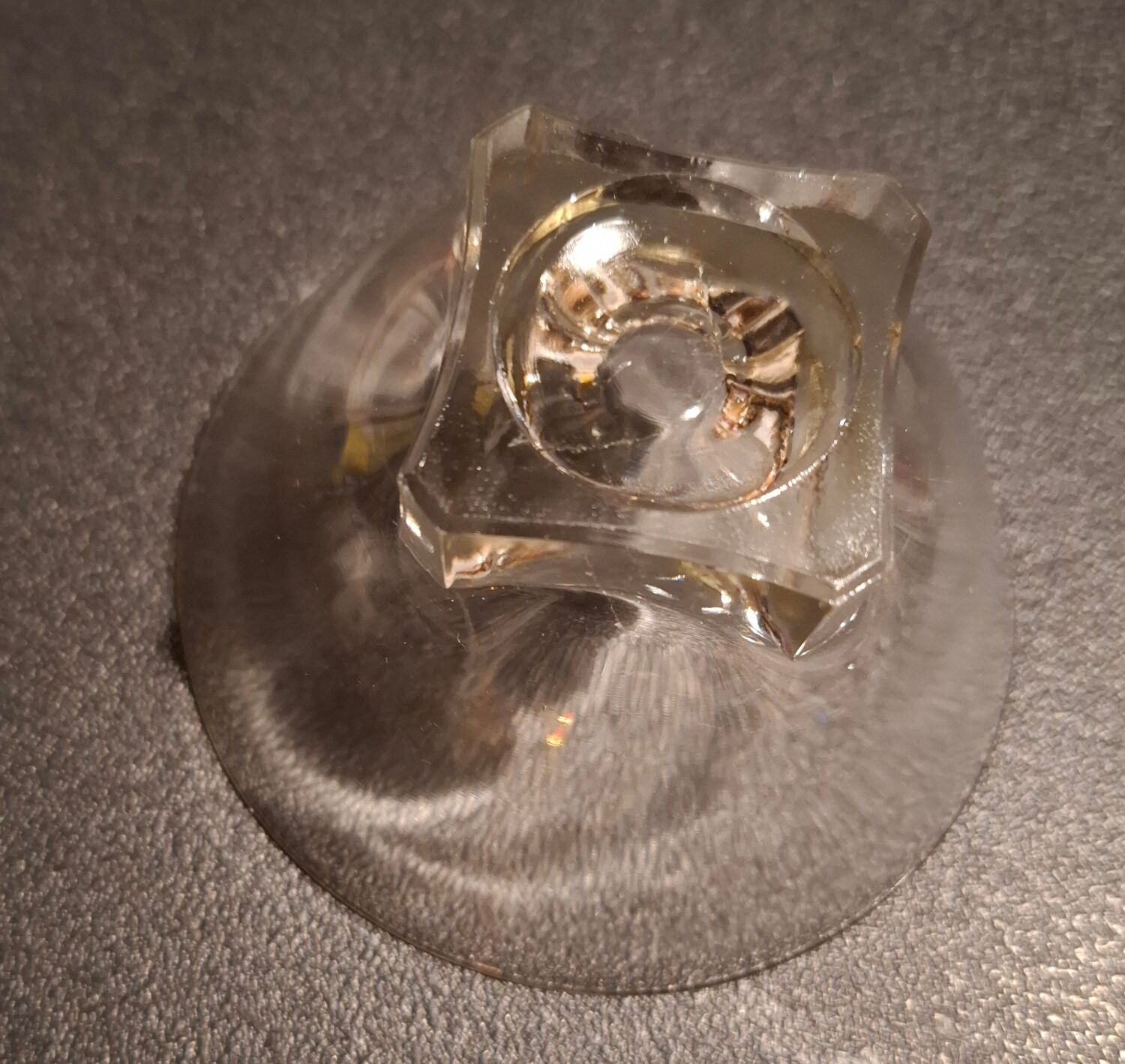 Crystal fruit bowl with 6 small bowls