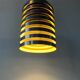 Vintage blue Danish mid-century pendant lamp