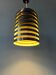 Vintage blue Danish mid-century pendant lamp