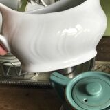 Large vintage porcelain gravy boat