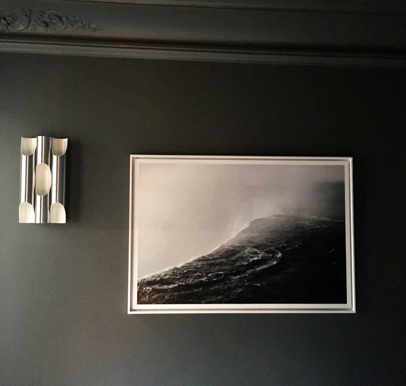 Chrome cylindrical appliques Fuga by Maija Liisa Komulainen for Raak 60s