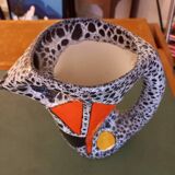 Vallauris zoomorphic pitcher signed Le Vaucour circa 1950,