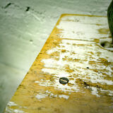 Former white painter stool