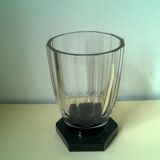 Art deco crystal vase