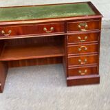 Rosjohn 1950s English Solid Mahogany Desk