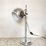 Goffredo reggiani style chrome eyeball desk lamp - space age 1960's