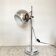 Lampe de bureau globe oculaire chromée style Goffredo Reggiani - ère spatiale années 1960