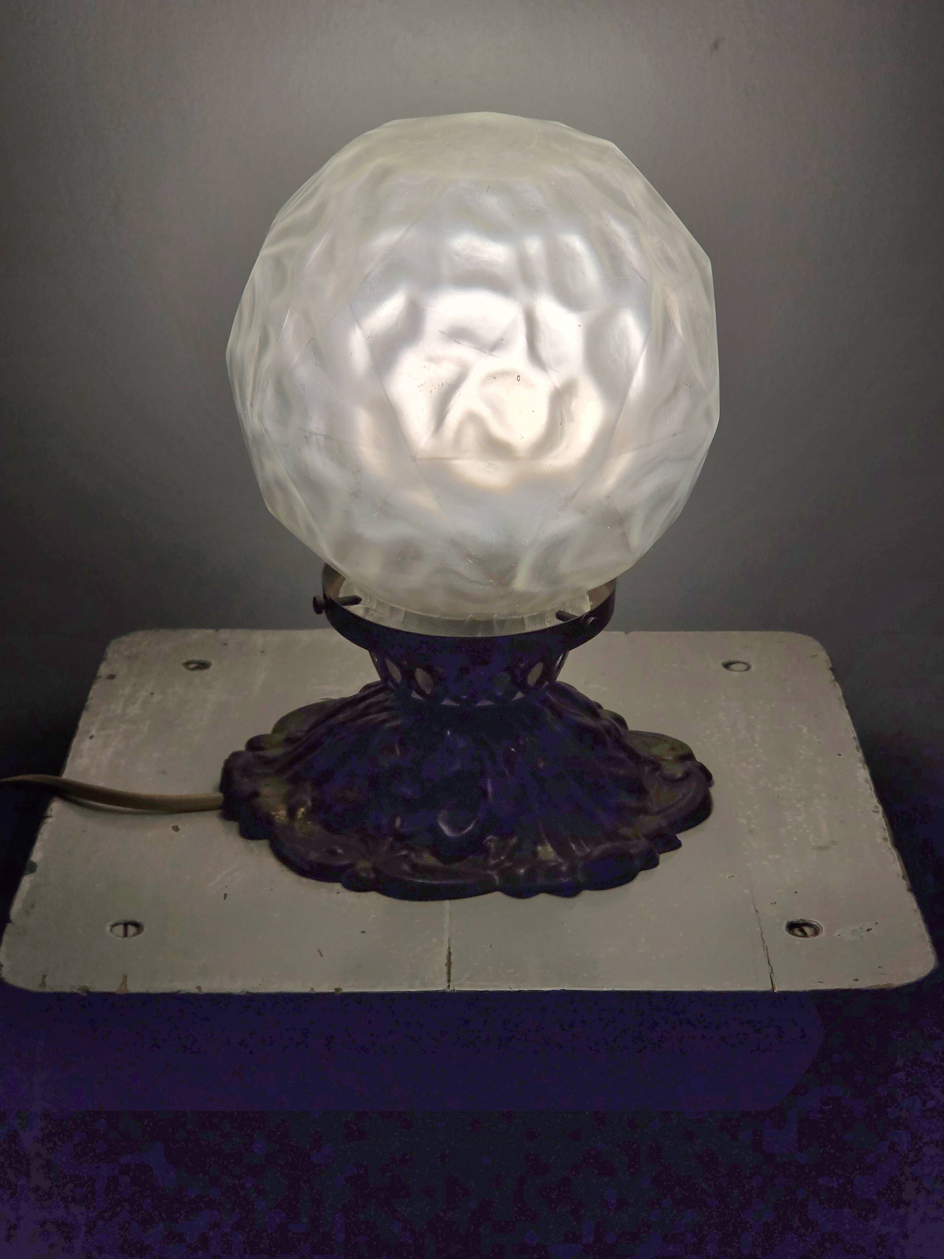 Table lamp old Art Deco ceiling light