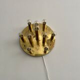 Brass ceiling lightener 10 bulbs 1960
