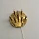 Plafonnier en laiton 10 ampoules 1960