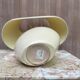 Vintage table lamp by Robert de Schuytener ivory 1960