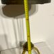 Neo classic brass and mahogany pedestal table