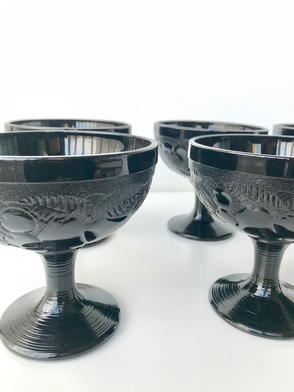 Set of 6 vintage fruit cups