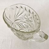Italy pressed glass pitcher