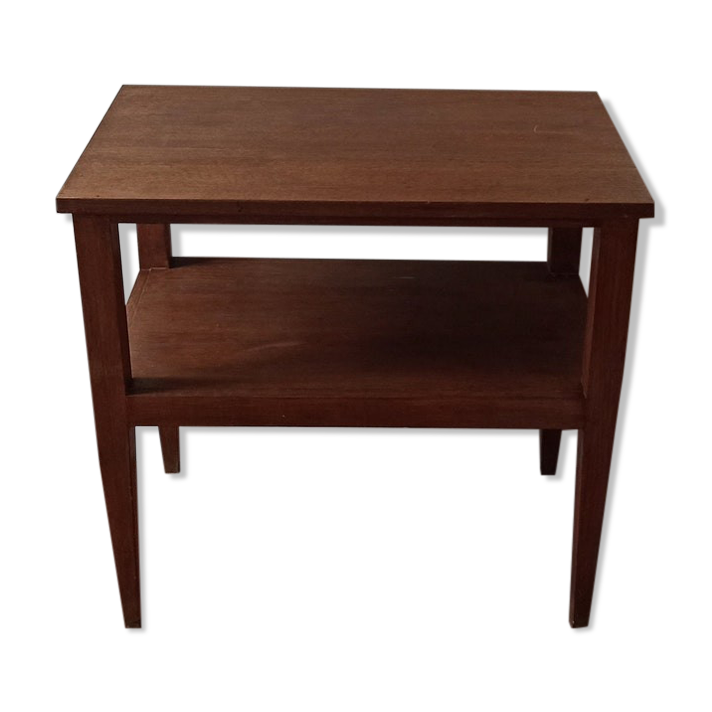 Solid wood serving table