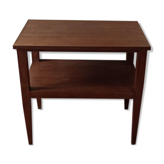 Solid wood serving table
