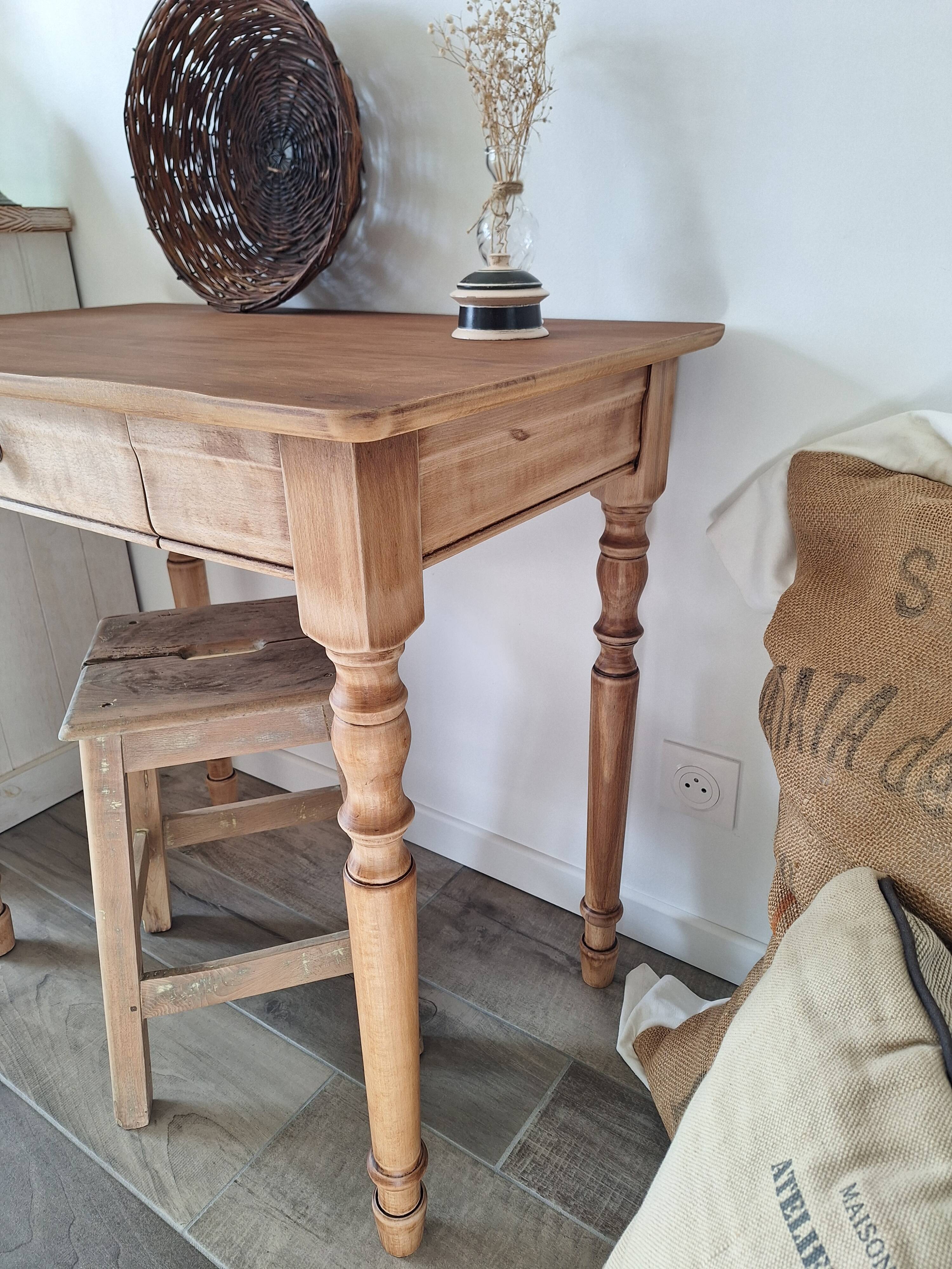 Vintage Country Farmhouse Desk / Console / Side Table
