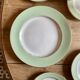 Vintage dessert service, one main course and 6 plates L'AMandinoise