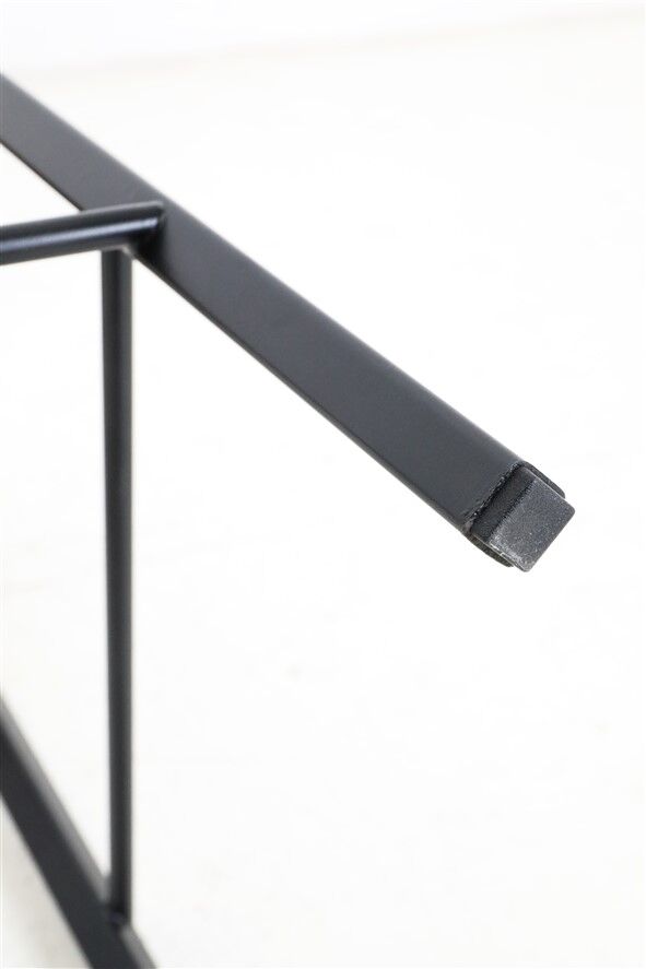 Extraordinary Danish workshop stool / fully restored / teak / steel / mid-century modern design / industrial / 1960s