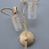 Murano glass wall lights – Italy - Gold