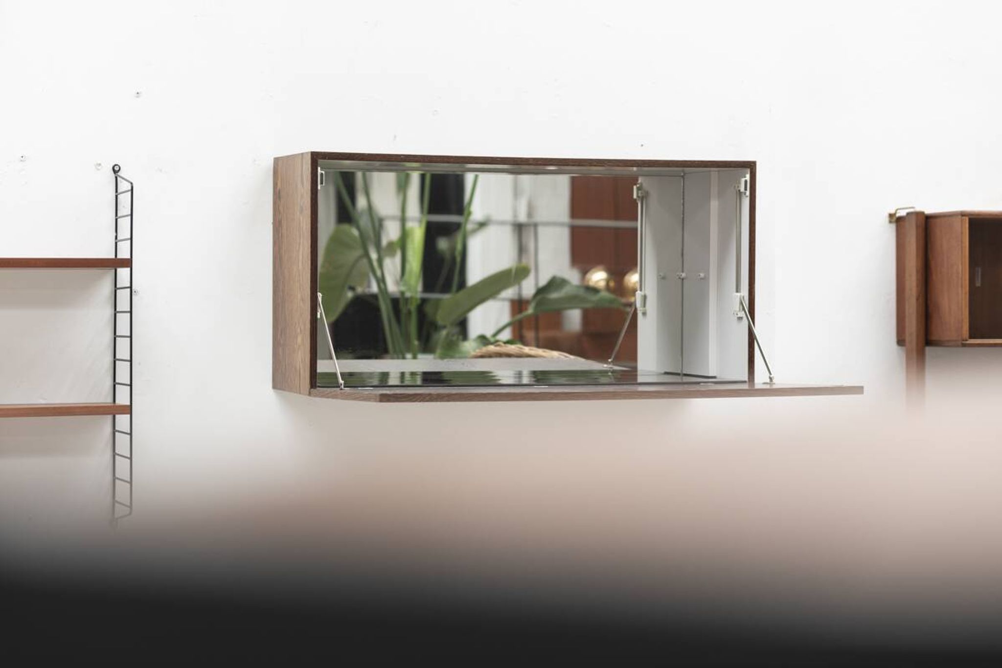 Banz Bord wall cabinet in wengé, the Netherlands, 1970s