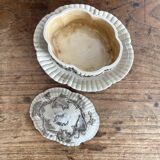 Antique Villeroy & Boch butter or sugar dish, late 19th century