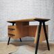 Vintage desk wooden feet compasses