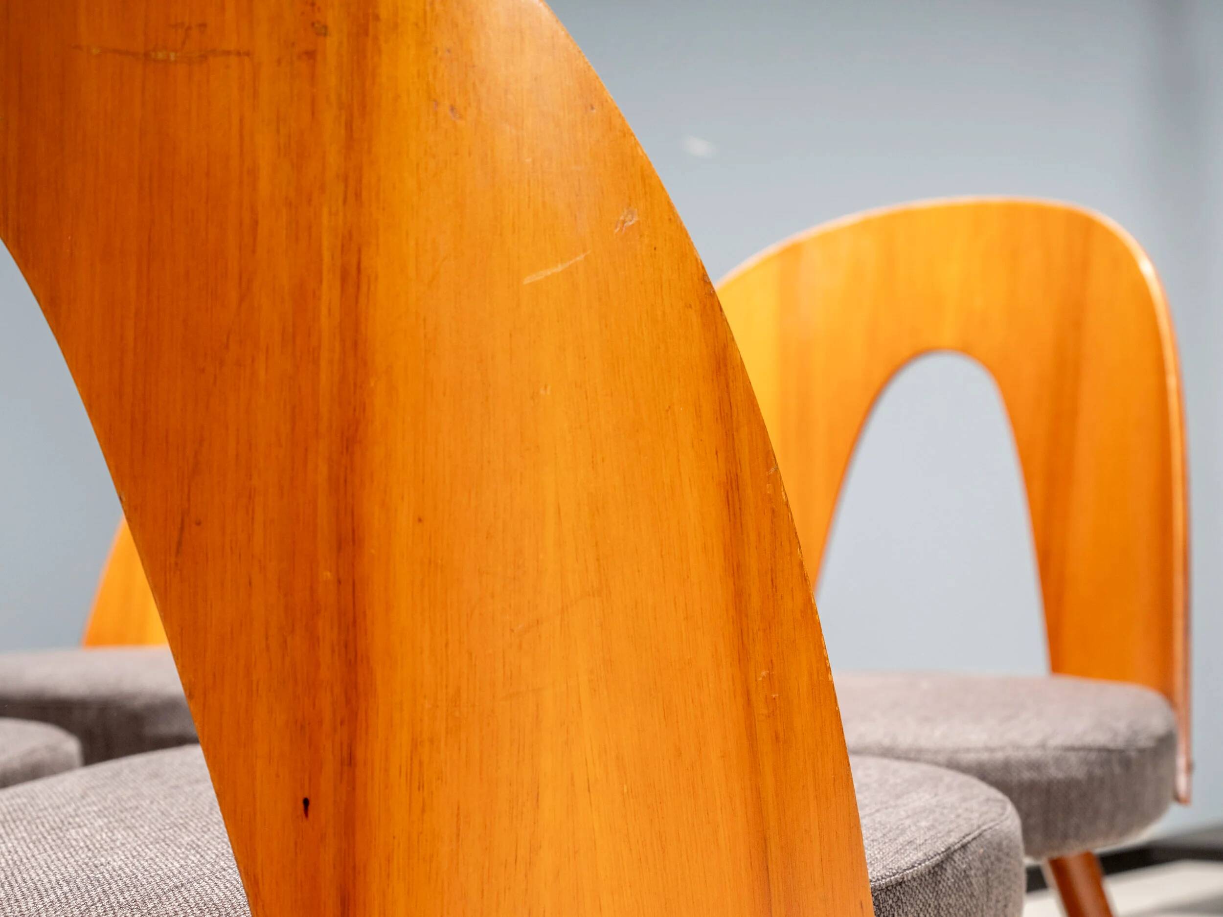 Chaises de salle à manger Antonín Šuman, Tatra Nábytok, Tchécoslovaquie années 1960.