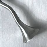 Aluminium candlestick / candelabrum, spiral design