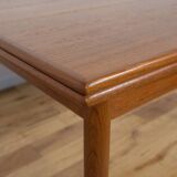 Mid Century Teak Extendable Dining Table, Denmark, 1960s